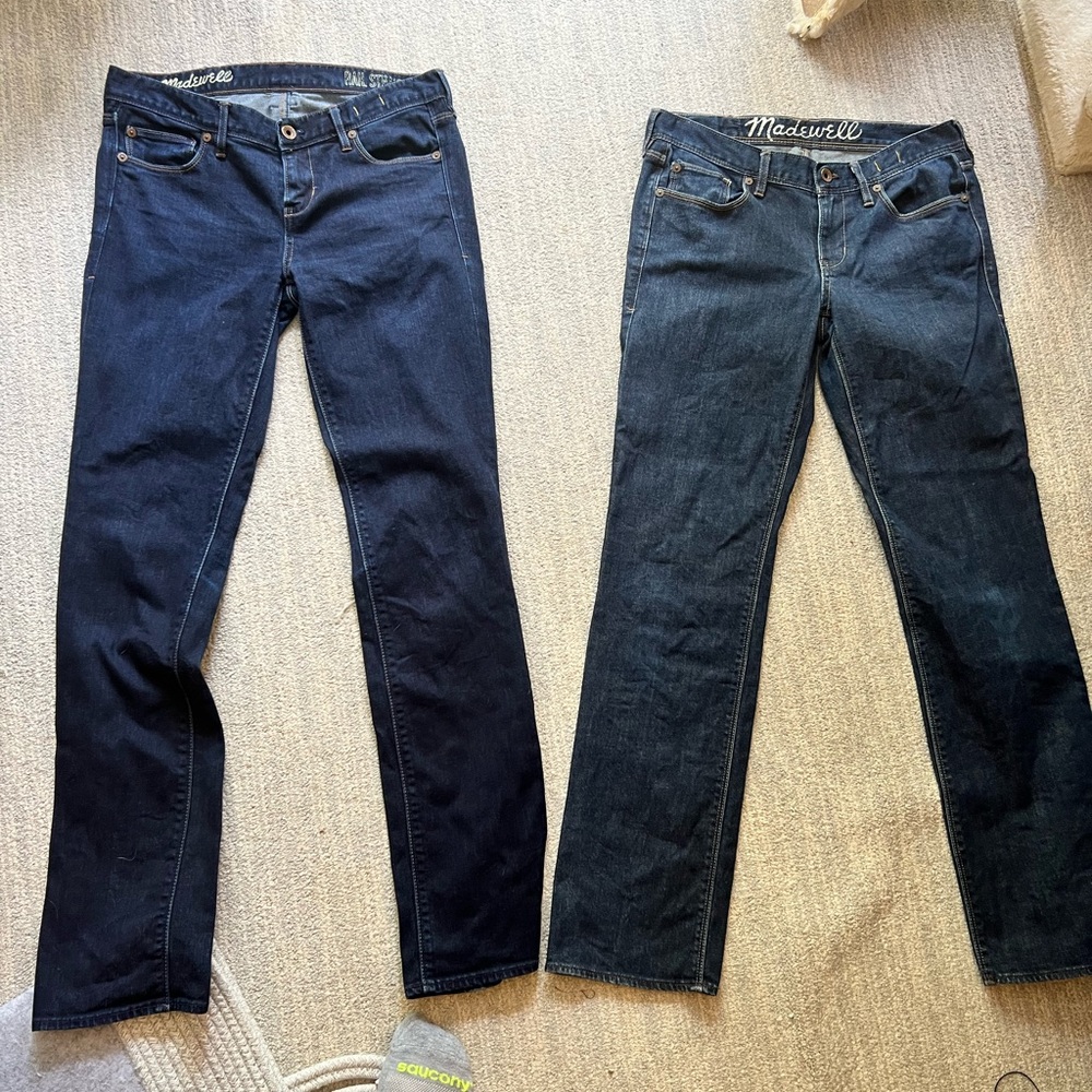 Madewell Men’s 27x32 and 28x32 Slim Fit/Straight Jeans